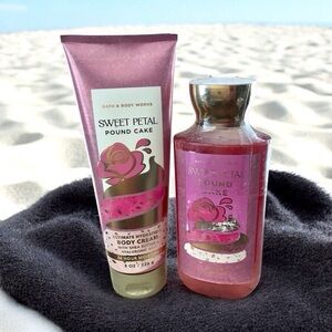 🆕Sweet Petal Pound Cake Body Cream and Shower Gel